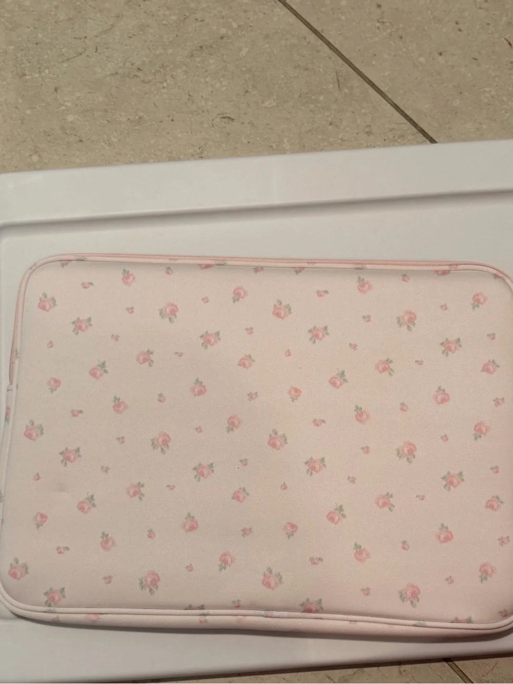 🎀Ships today! New LoveShackFancy Pink Floral Tablet & Laptop Sleeve x Yoobi